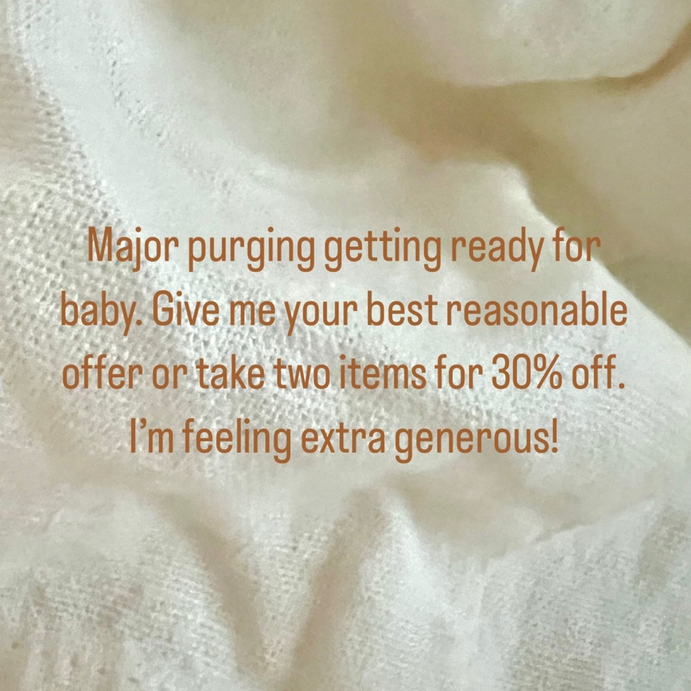 Purging sale!